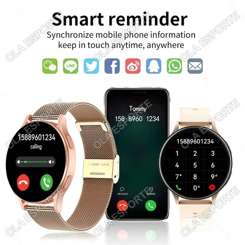 Imagen 2 del producto 2025 nuevo reloj inteligente con llamada Bluetooth 6 Pro frecuencia cardíaca esferas personalizadas deporte hombres mujer smarthwhatch Monitor de salud reloj inteligente para hombre