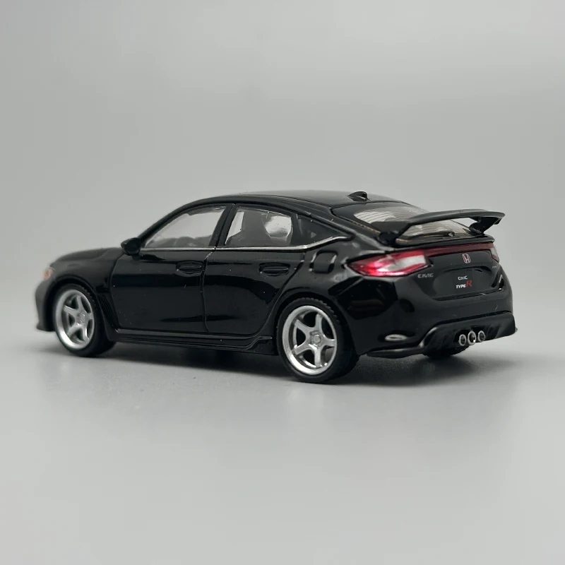 MINIGT 1:64 Honda Civic Type R Black alloy Car Model 585