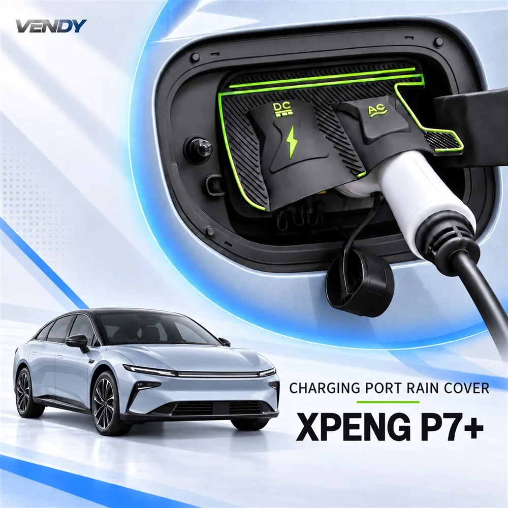 Charging Gun Rain Cover For XPENG P7+ Dedicated New Energy Car Charging Port Waterproof Protector Cover