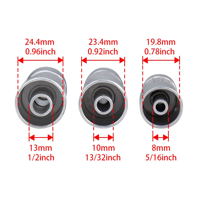 

Авто # 6 # 8 # 10 алюминиевых фитингов переменного тока, прямые фитинги для сращивания шариков для стандартного барьерного шланга кондиционера 3/8 1/2 5/8