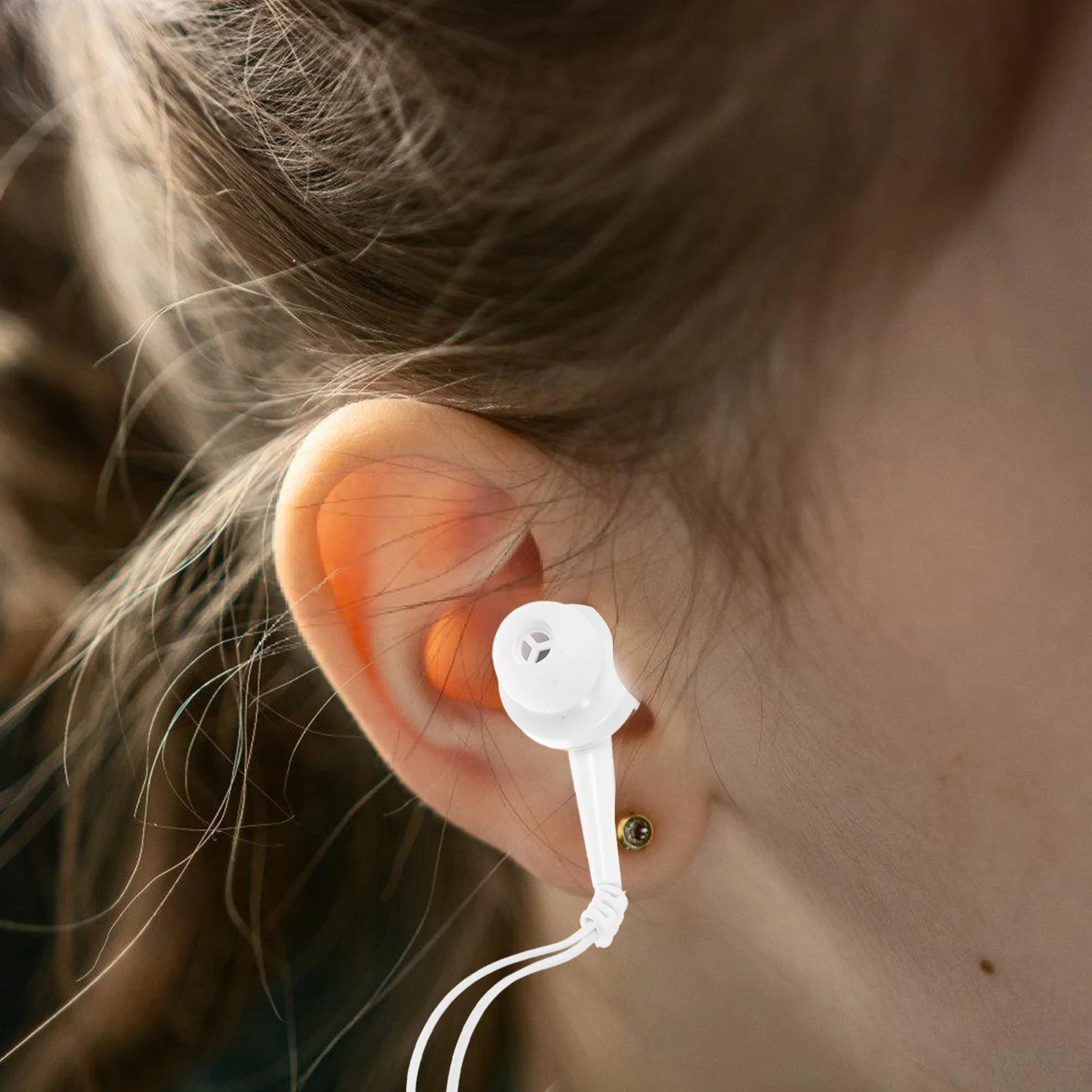 

Double Pull Retractable Telescopic Earphones White in-Ear Wired Earbuds Mp3 Player 3.5mm Earphone Portable Earplug Headphones