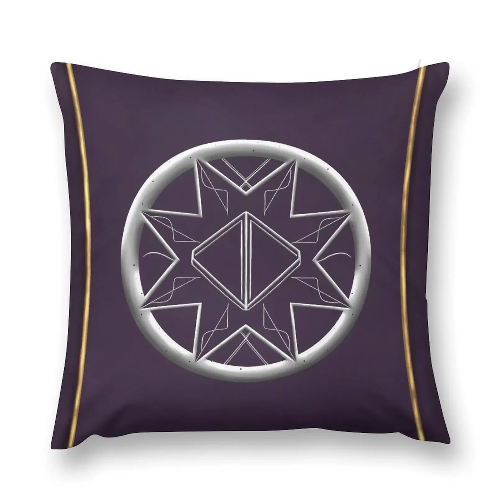 Divergents Logo (silver w/ background) Throw Pillow Couch Pillows Christmas Throw Pillows Covers Christmas Pillowcase pillow