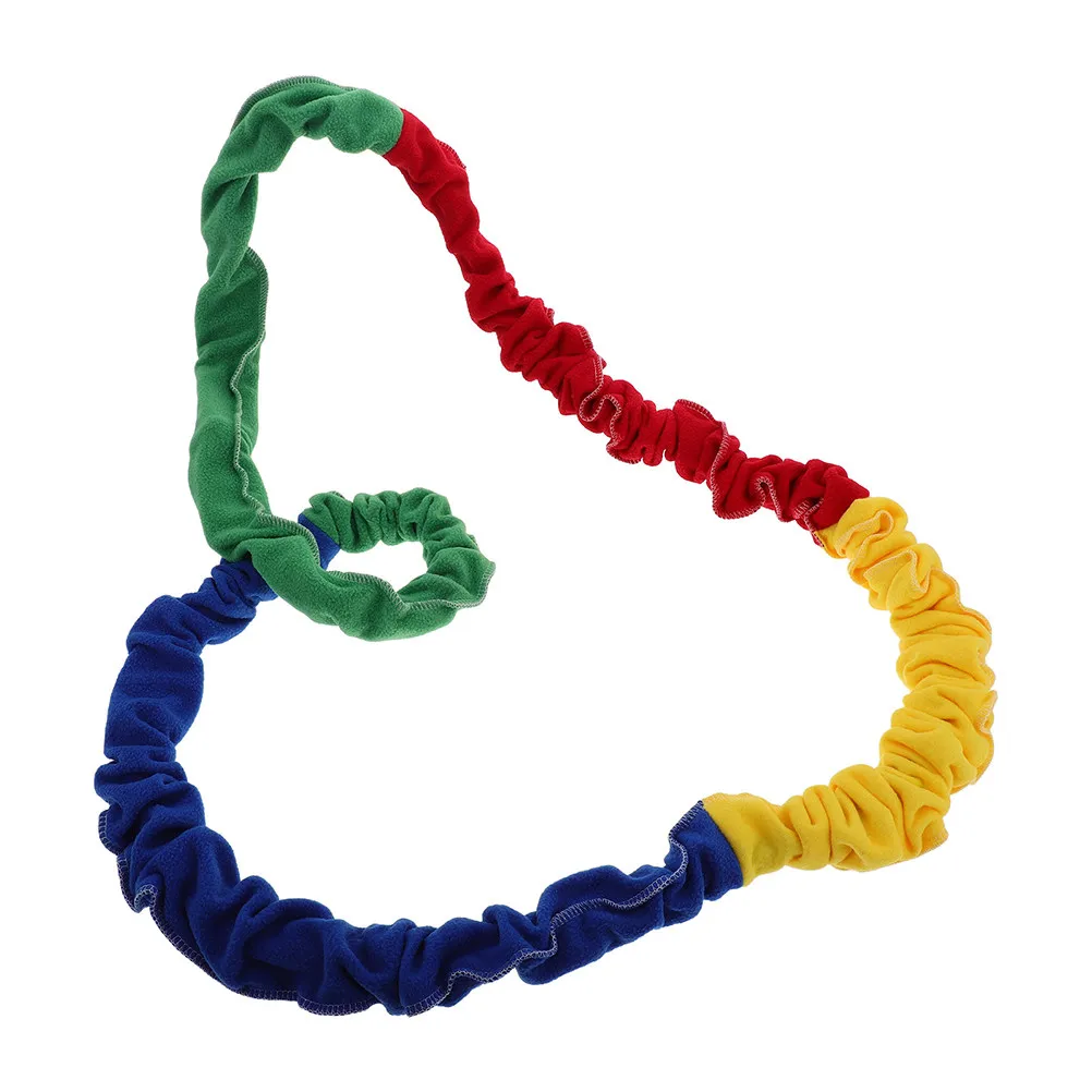 Colorful Elastic Rope for Kids Outdoor Activities Promotes Physical Coordination Teamwork Dynamic Movement Group Games