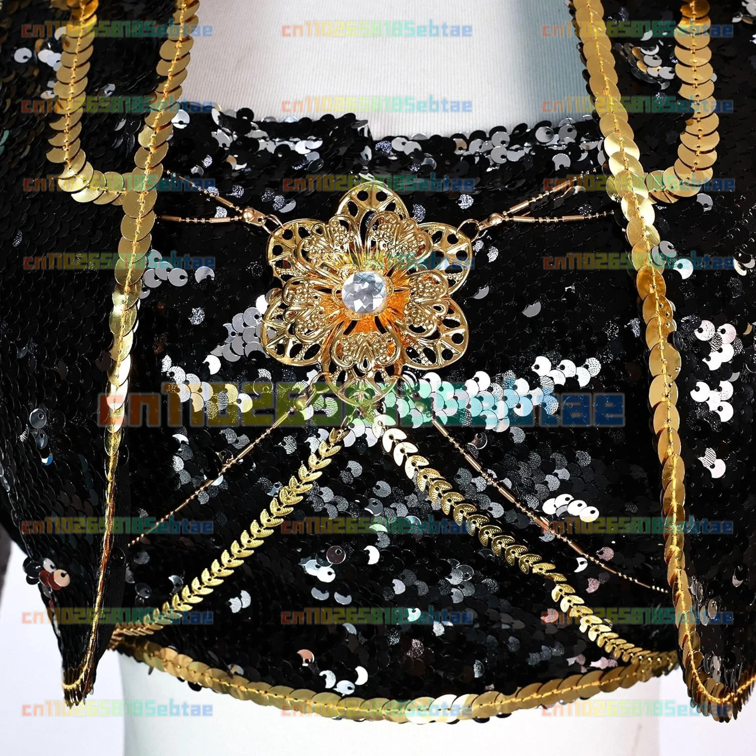 KPop Girls Demon Hunters Cosplay Rumi Zoey Mira Costume Cosplay Costume Wigs for Women Black Golden Outfit Set Halloween