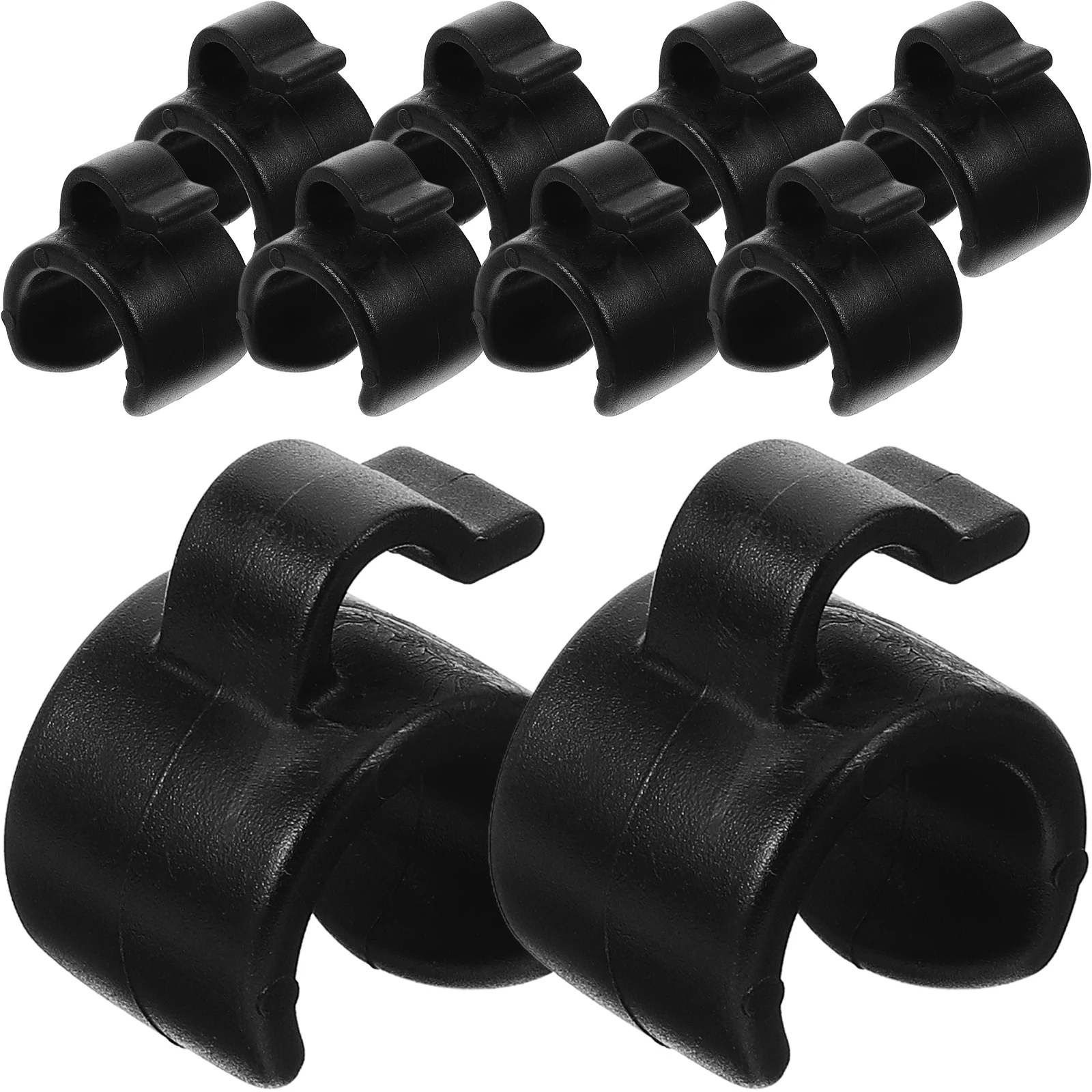 

20 Pcs Tripod Wire Clip Cable Cord Fastener Clamps Clips Music Holder Plastic Mic Organizer Travel