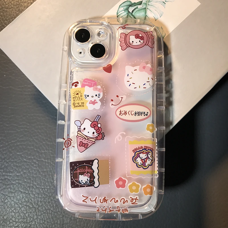 Hello Kitty Bracelet Case For Huawei P30 P40 Lite Y9S Nova 11 10 Pro 5T 7 8i 9 SE Y70 Y90 4G Mate 60 50 Pro Y9 Prime 2019 Cover