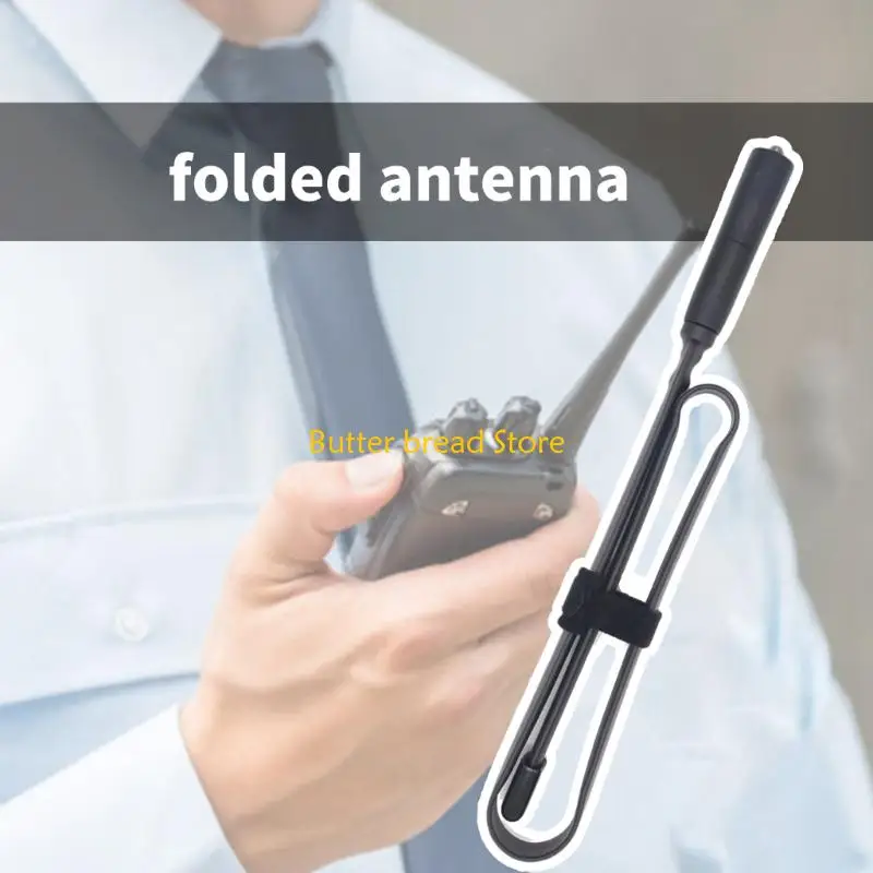 W89C Antenas dobráveis ​​136-174MHz 400-520MHz com fêmea SMA para rádios retevis