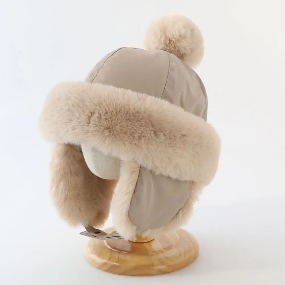 Kids Winter Warm Hat Winter Headwear for Ages 2 to 12 Kids Winter Ear-flap Hat with Pom Pom Warm Trapper Hat for Boys Girls