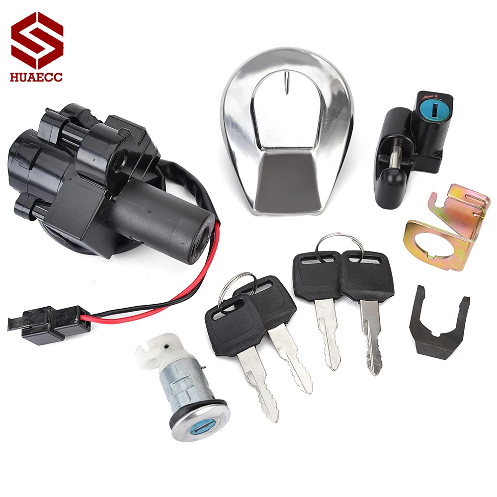 

Motorcycle Ignition Switch Kit Assembly Fuel Gas Cap Tank Cover with Keys for Honda CB750 Nighthawk 1991-2003 35010-MW3-830