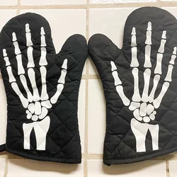 Halloween Horror Oven Mitt Glove High Heat Resistant Horror Baking Halloween Gifts Halloween Decorations for Home Trick or Trea