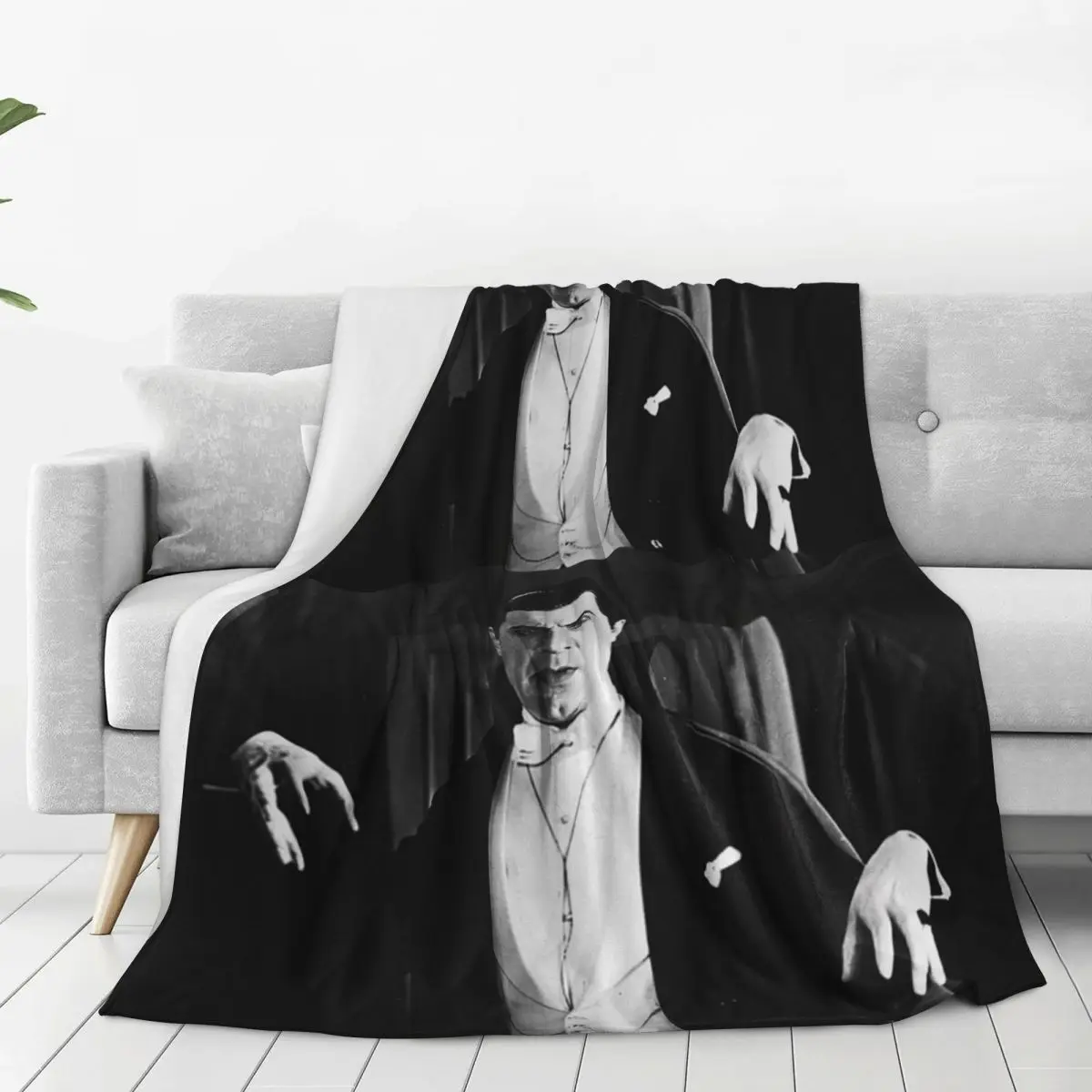 Classic Dracula Blanket Fleece Portable Throw Blankets Sofa Throw Blanket For Couch Bedding Office Throws Bedspread Quilt