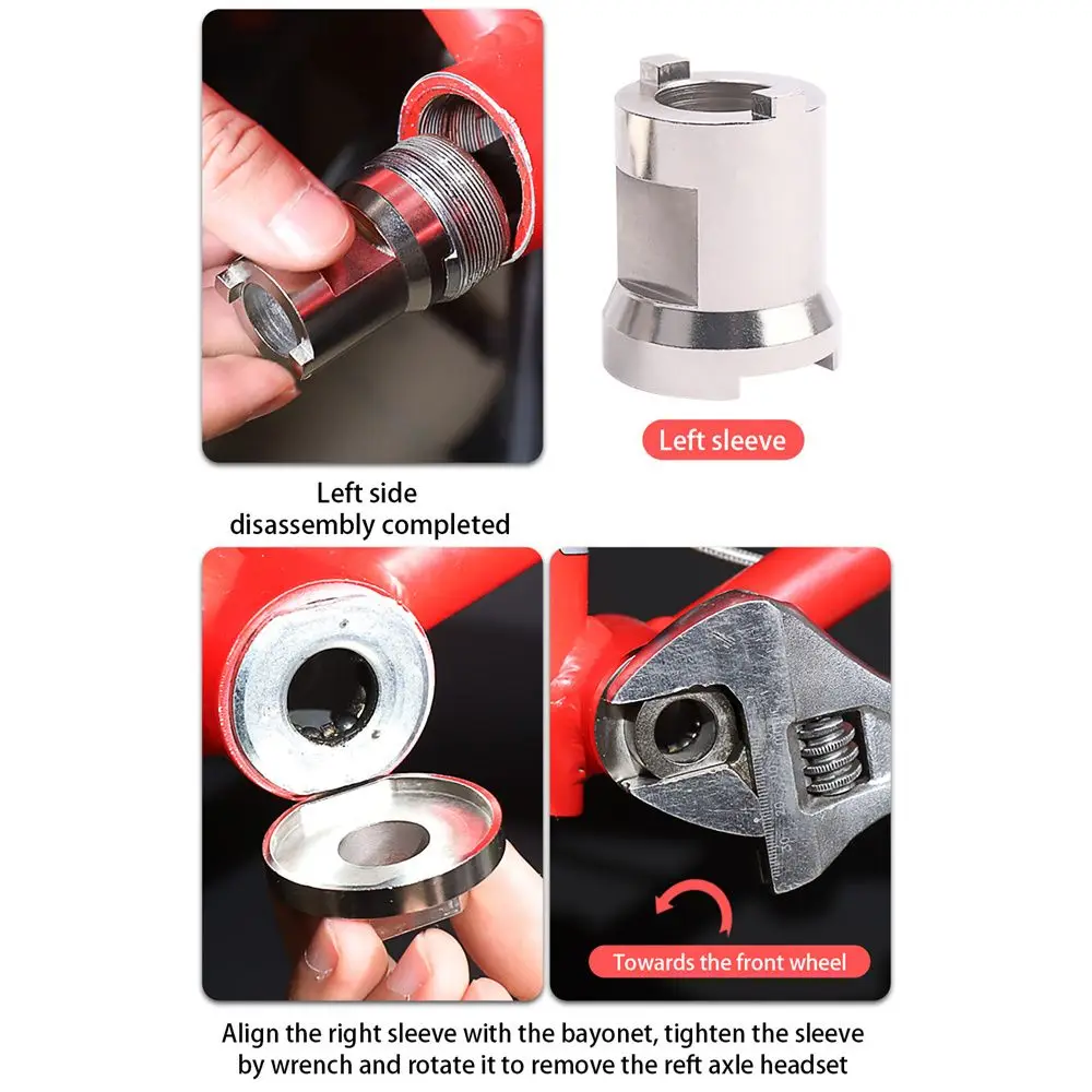 Old Bicycles Lock Ring Electric Vehicles Bottom Disassembly Tool Bottom Bracket Tool Headseat Wrench Bottom Bracket Spanner