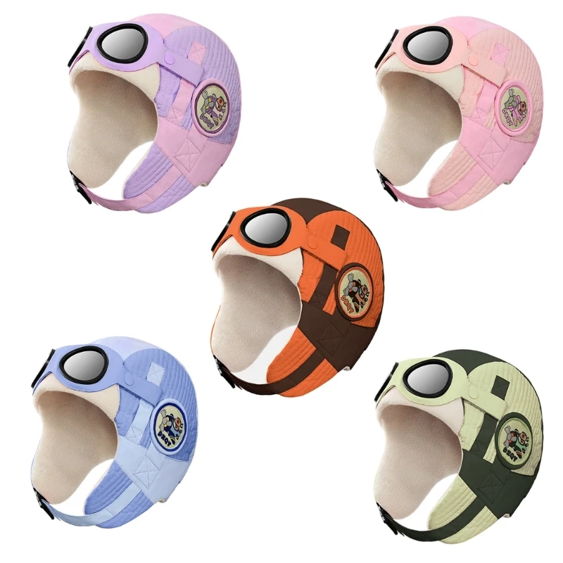 

573B Ventilated Lined Permanent Childrens Winter Hat For Active Play And Freezing Conditions