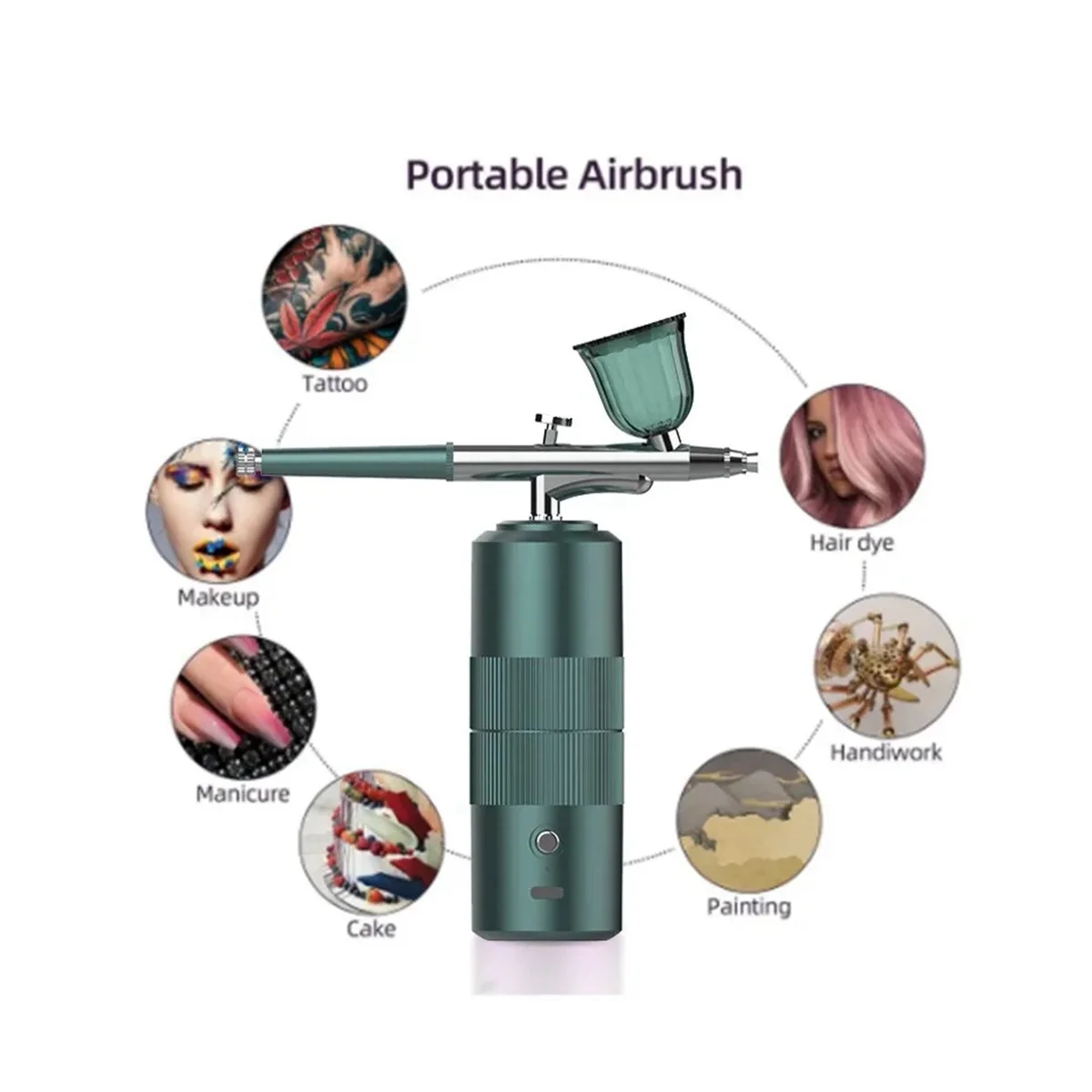 Spray doméstico do injetor de oxigênio nano de alta pressão entra no instrumento portátil de injeção de oxigênio para pulverização