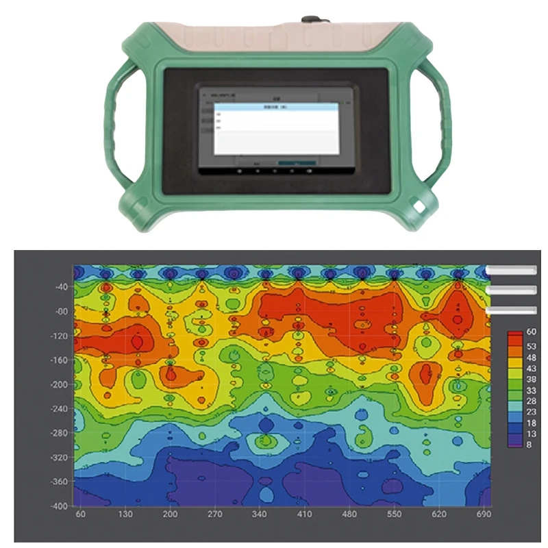 300M Depth Underground 3D Touch Screen Deep Underground Water Detector