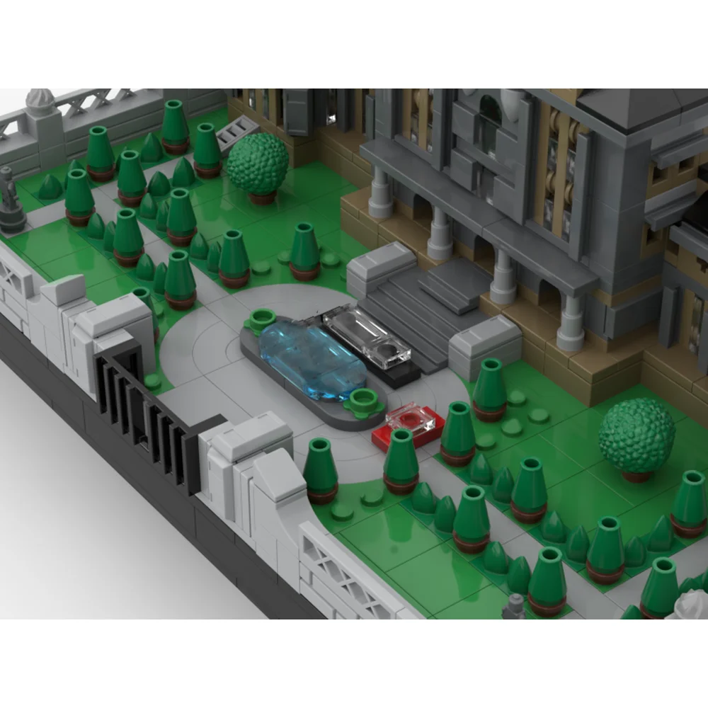 New City Hot Selling Street View Moc Modular Batcave Manor Model Building Blocks Diy Creative Ideas Kids Toys Birthday Gift