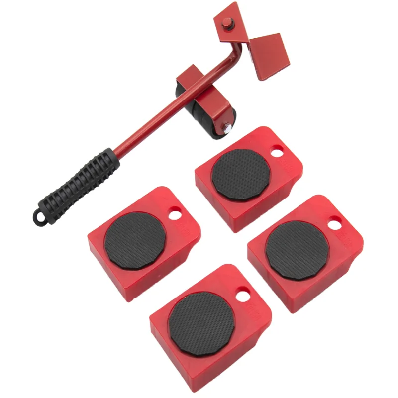 Heavy-Duty Furniture Sliders & Dolly Set, 360° Swivel Casters for Effortless Moving of Sofas, Beds, and Fridges