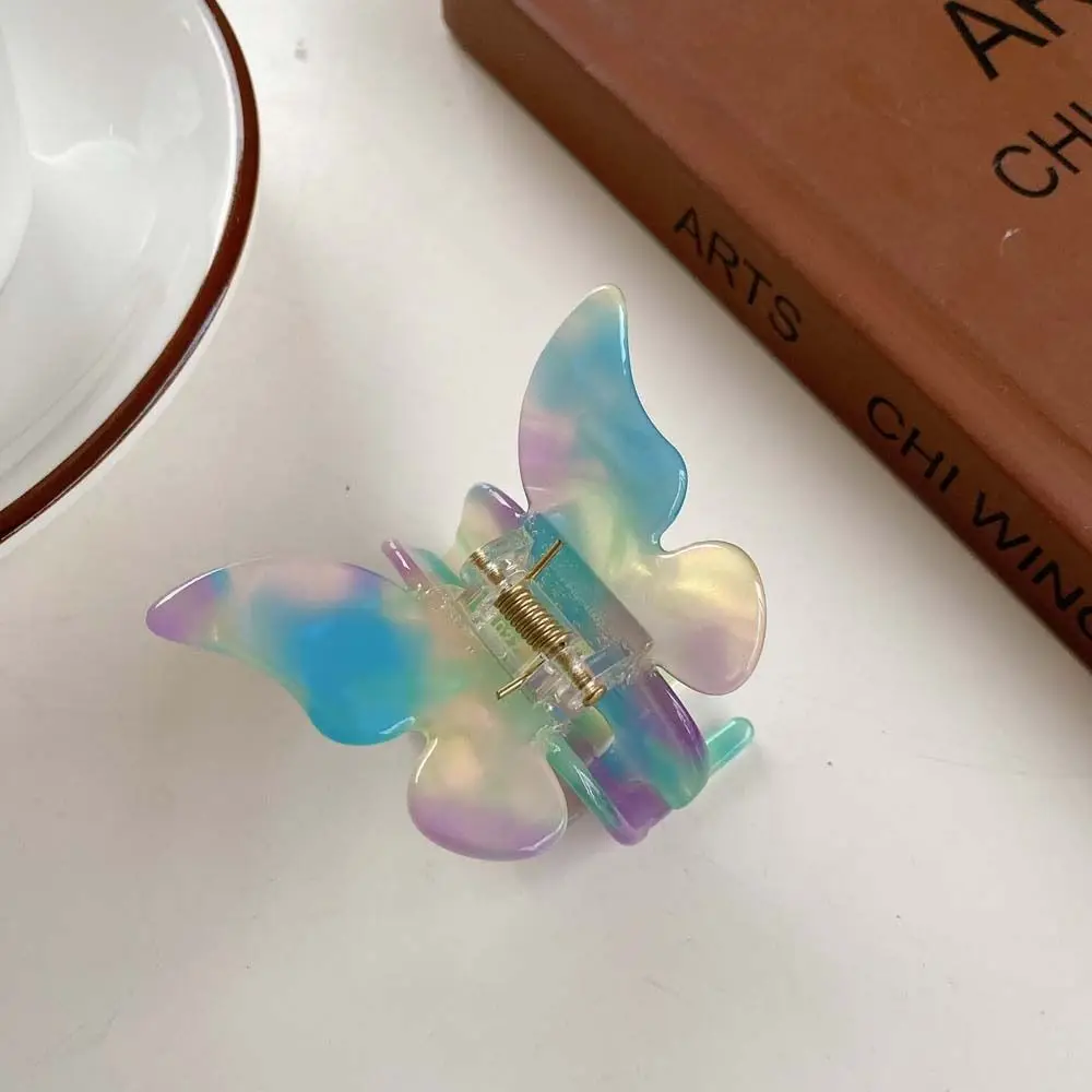 Acetic Acid Acetate Butterfly Hair Claw Gradient Hairpin Animals Butterfly Hair Clip Banana Clip Hair Accessories