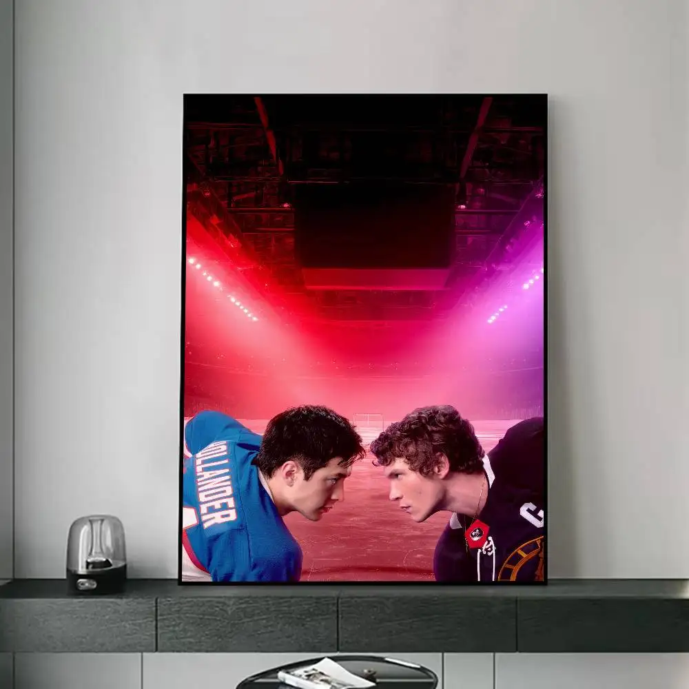 H-Heated Rivalry Poster for Modern Decor in Home Offices, Bedrooms, Living Rooms, Kitchens, Bathrooms.