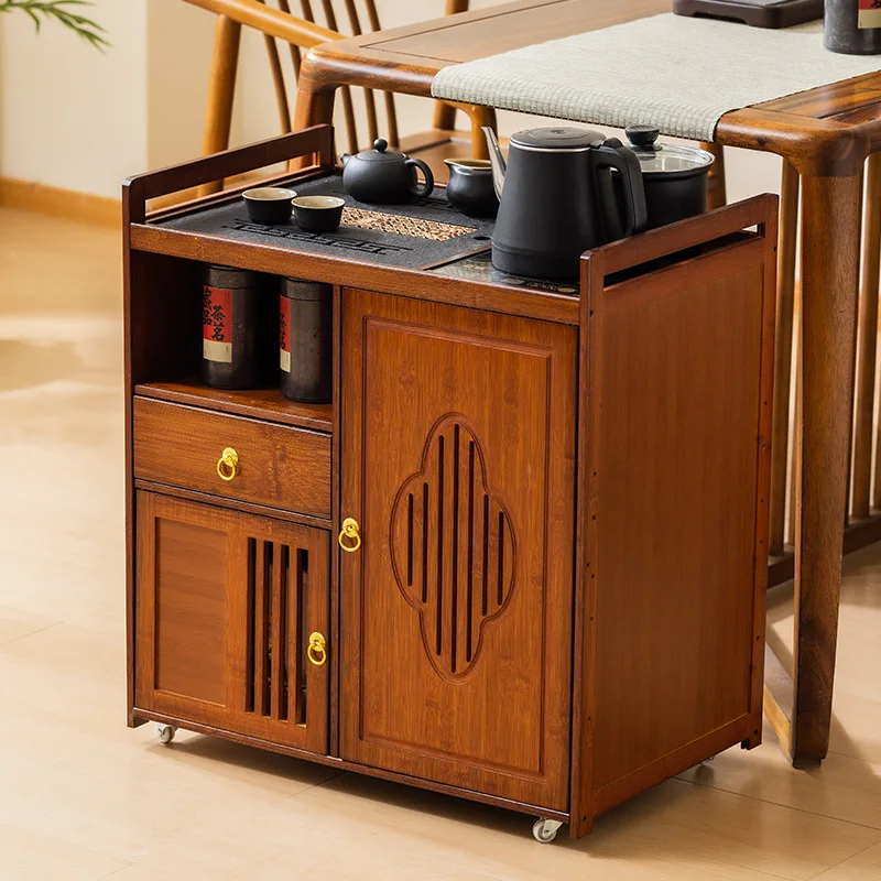 Multifunctional, tea table side cabinet, living room tea table, non-solid wood