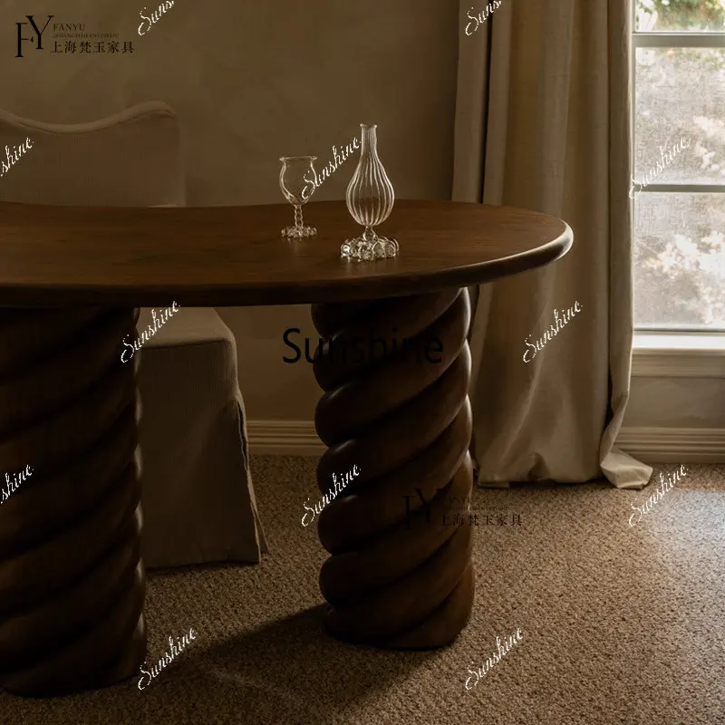 French retro art high-end desk writing desk