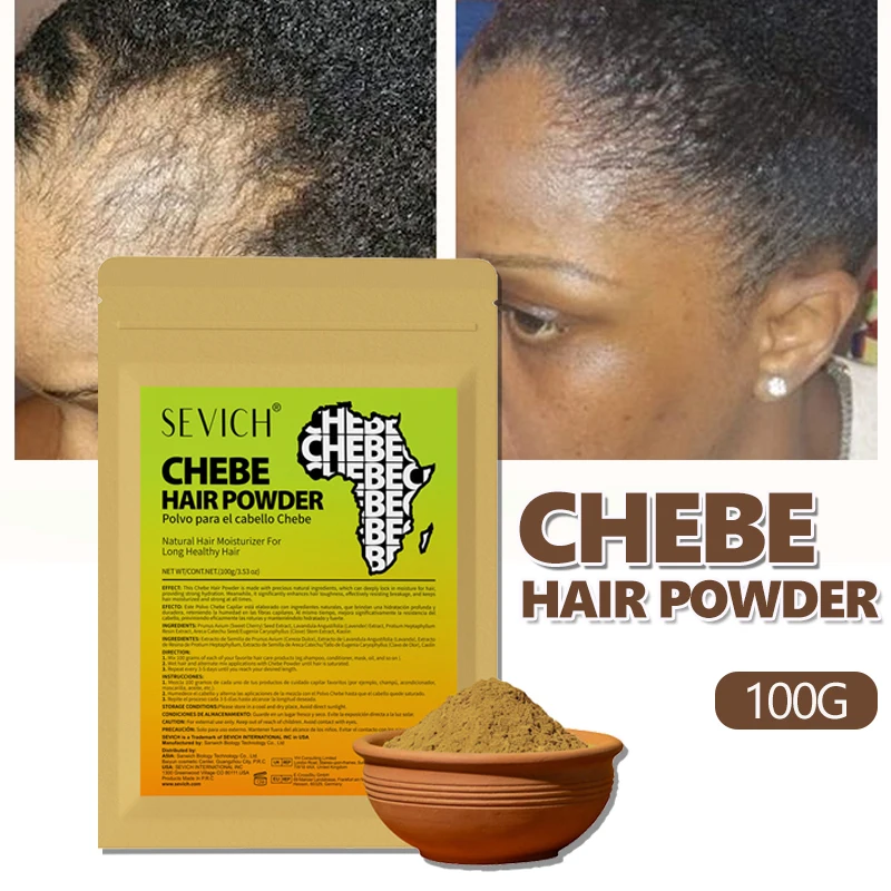 Chebe Powder Natuurlijke haarverzorging Bevordert het haar Versterkt het Chebe Powder Verdikt voorkomen Haaruitval Voedt de haarreparatie Beschadigd - afbeelding 2