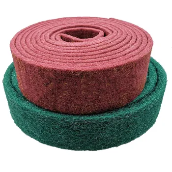 1 רול מוברש נירוסטה הגעלה כרית שוחקים כלים חלודה הסרת ליטוש עבור תעשיית מתכות עץ צבע יד מברשת כלי