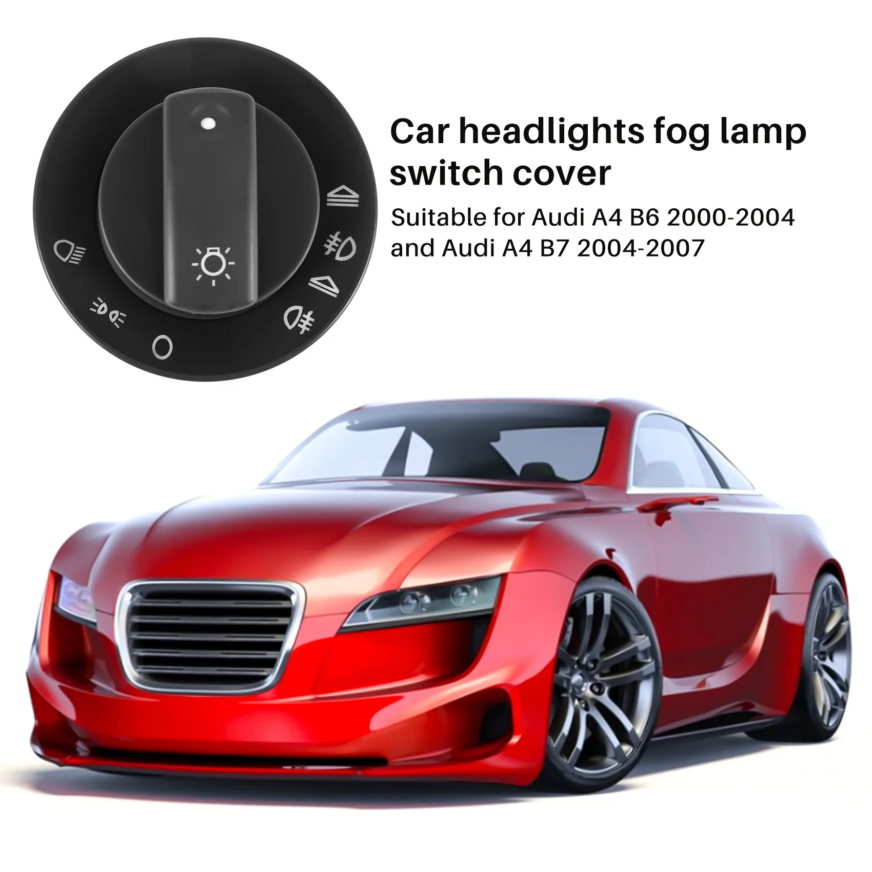 Car Headlight Fog Switch Cover for   A4 B6 B7 / Headlight dimmer switch / dashboard dimmer