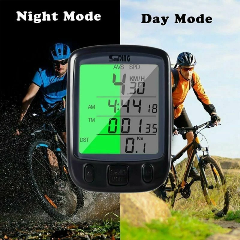 LCD Wired Cycling Waterproof Bike Computer Bicycle Speedometer Odometer Waterproof bicycle odometer