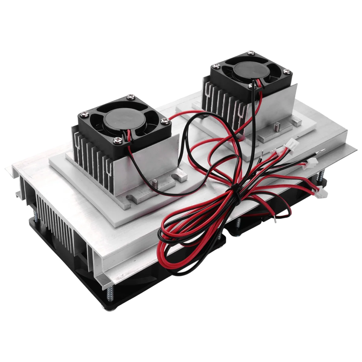 1 sztuka 200x115x8.5mm 120W termoelektryczny Peltier zestaw układ chłodzenia półprzewodnikowych do chłodzenia podwójny wentylator