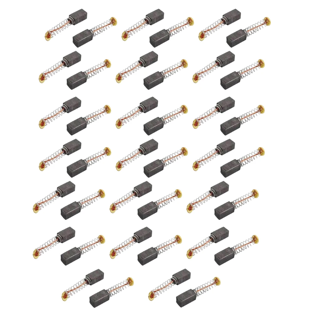 40Pcs Carbon Brushes Power Tool 10 X 5 X 5mm For Electric Motor Machine Carbon Brushes Mechanical Power Transmission Power Tools