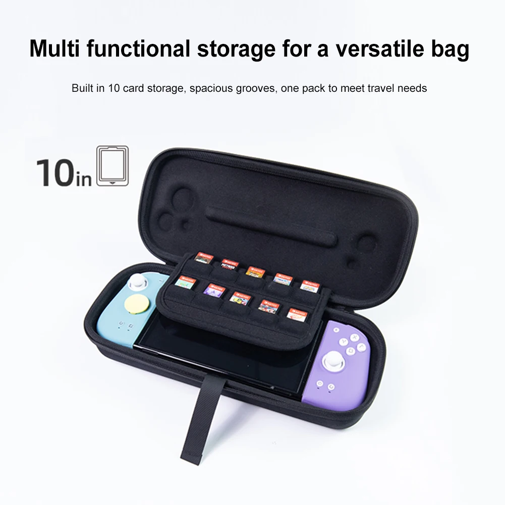 For Mobapad M6 Storage Bag Carrying Case Shockproof Protective Case Handbag for Nintendo Switch OLED Zipper Housing Shell