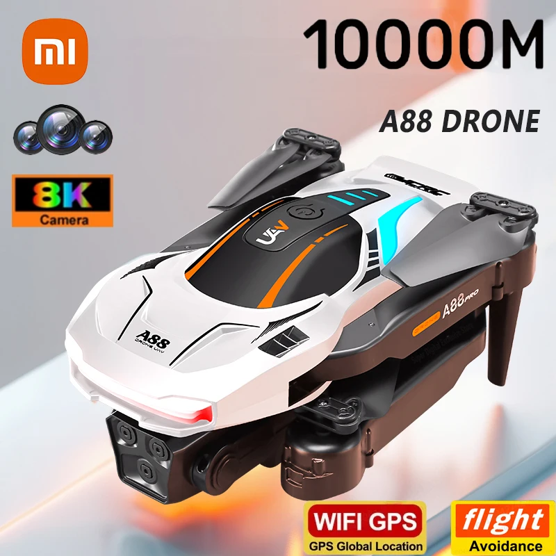 Xiaomi A88 Drone 8K Profesional HD Dual Camera Avoidance Optical Flow Localization 360 Obstacle Avoidance Folding Quadcopter