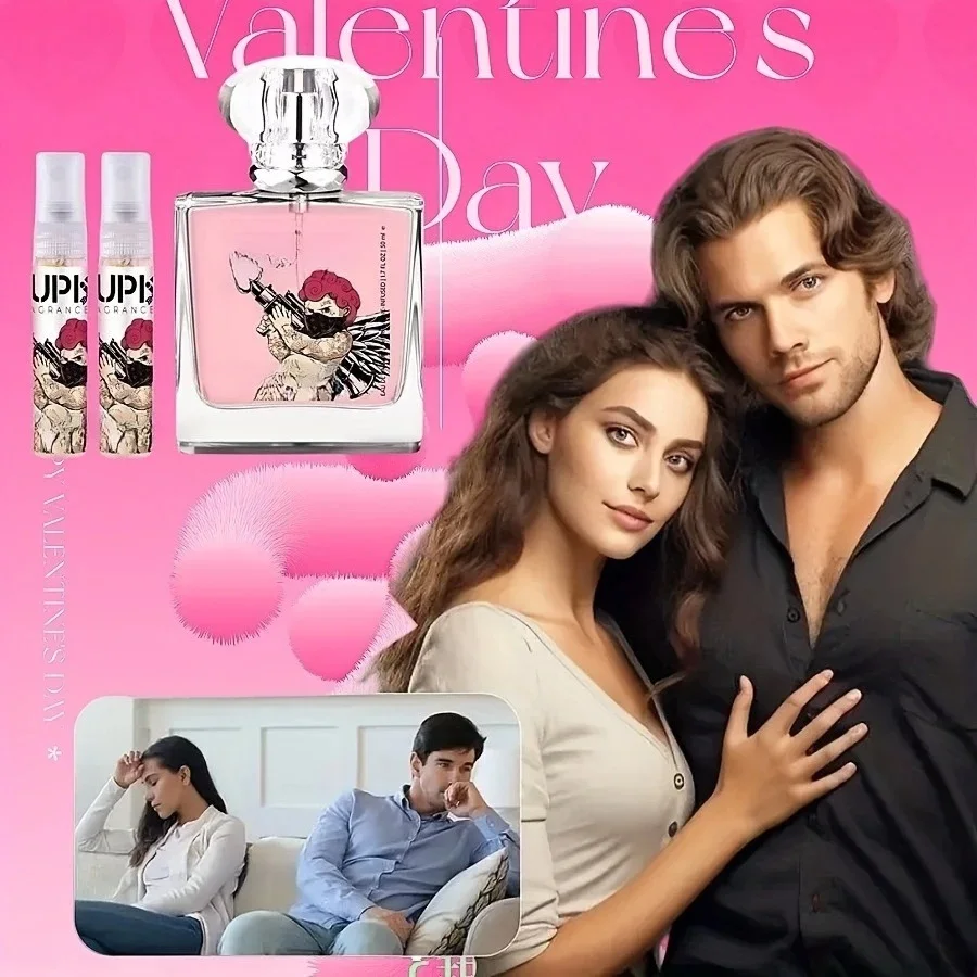 Cupidon 2.0 parfum de Cologne femme, portable, élégant, romantique, 1,7 oz (50 ml) cadeau Saint Valentin,