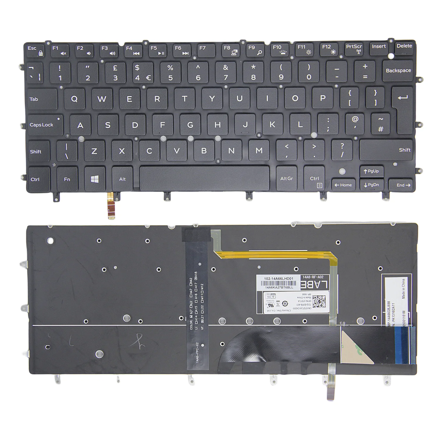 Клавиатура с подсветкой для Dell XPS 13 9343 9350 9360 Inspiron 13 7347 7547 7548 7348 7352 7353 P41F P54G P57G