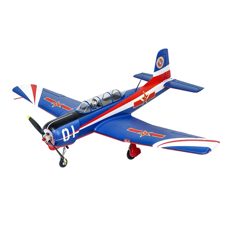 Fms 1200mm 1.2m Cj6 Cj-6 Rc Airplane Chinese Trainer Beginner Pnp With Retracts Radio Control Model Plane Aircraft Avion Gifts