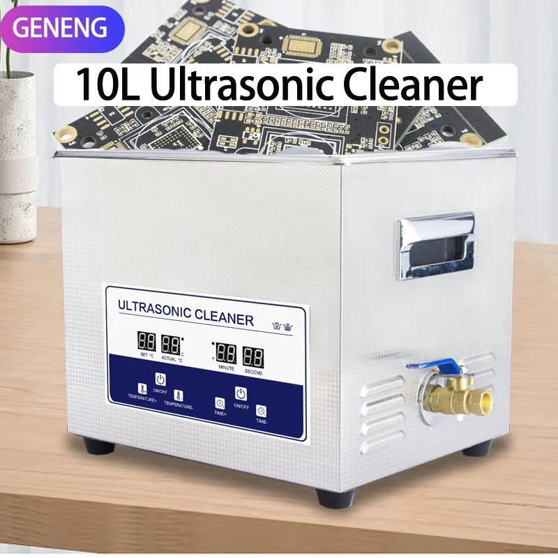 

GENENG 10L Ultrasonic Cleaner Lave-Dishes Portable Washing Machine Diswasher Ultrasound Home Appliances