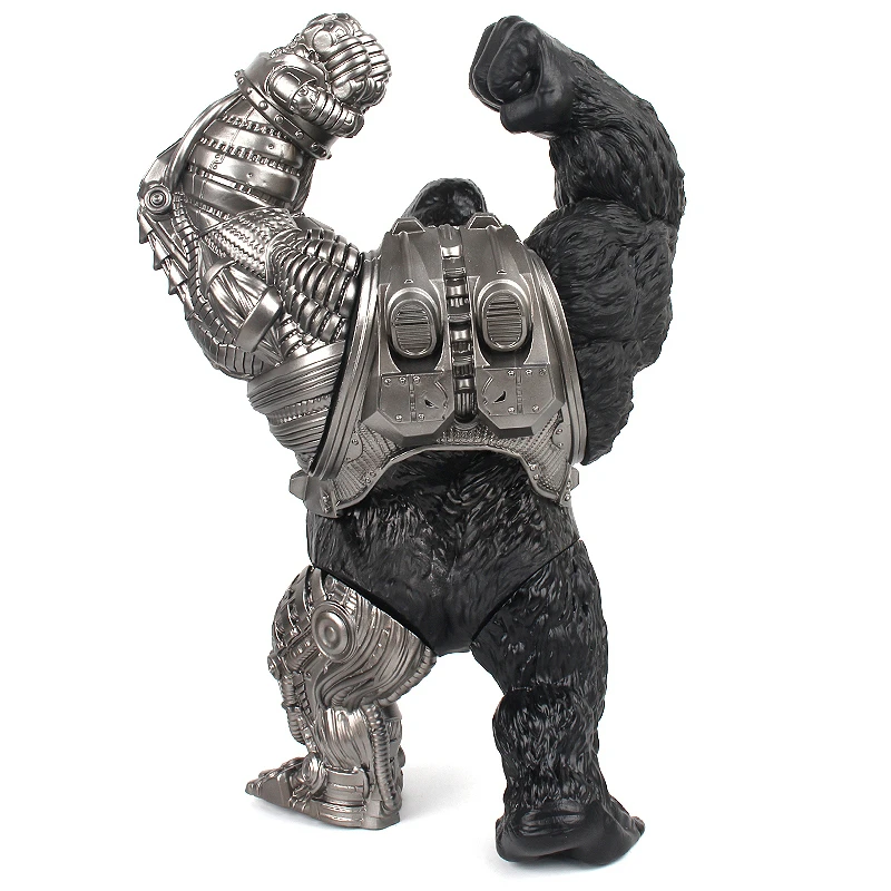 Joints To Move Large Size Soft Rubber Mechanical King Kong Action Figure Battle Monster Gorilla Model Toy Decoration Kids Gift