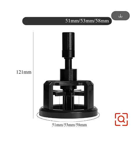51/53/58mm Magnetische Roterende Naald Koffiepoeder Distributeur Antislip Espresso Tamper Naald Roerder Draagbare Koffie Distributie