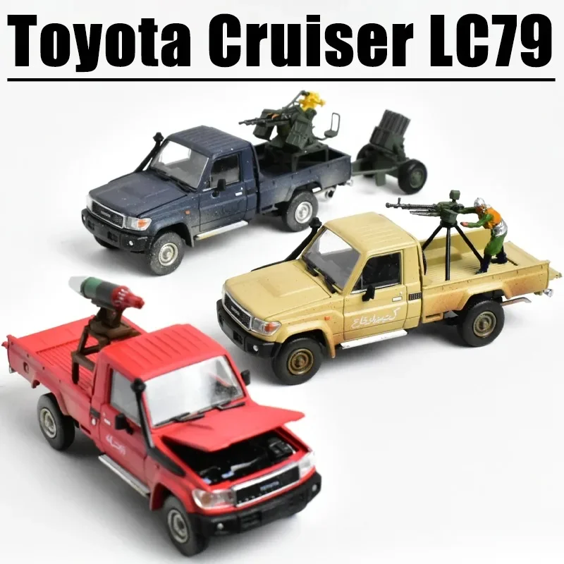 HF HOBBYFANS RM 1/64 Toyota Cruiser LC79 Alloy Toy Motor Vehicle Diecast Metal Model Gifts