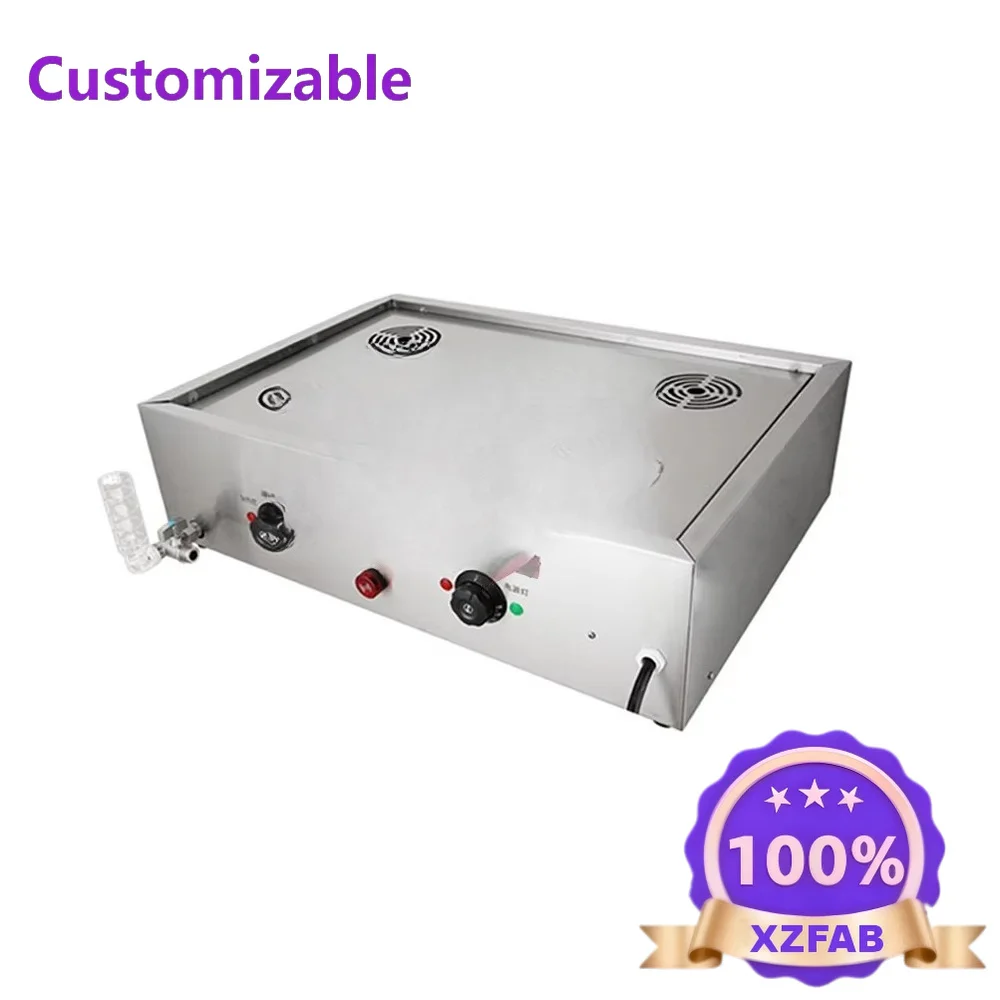Factory Direct 2026 220V/50hz-60hz Counter Dim Sum Steamer Electric Six Hole Chinese Bread Steamer 5kw Dessert Steamer