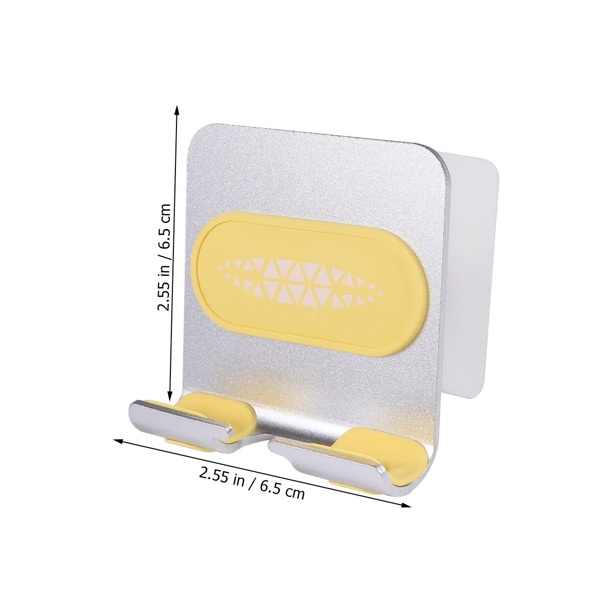 Metal Mobile Phone Wall Stand Holder Punch-Free Adhesive Anti-Skid Adjustable Angle Smart Phone Bracket for 4-12 Inch Tablet view 2