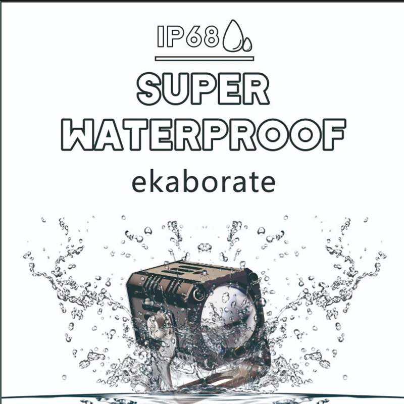 Senlo X1 50 واط LED الأضواء الضباب الخفيف عالية ومنخفضة شعاع مساعد المصباح مصباح قيادة مقاوم للماء لسيارة دراجة نارية ATV SUV