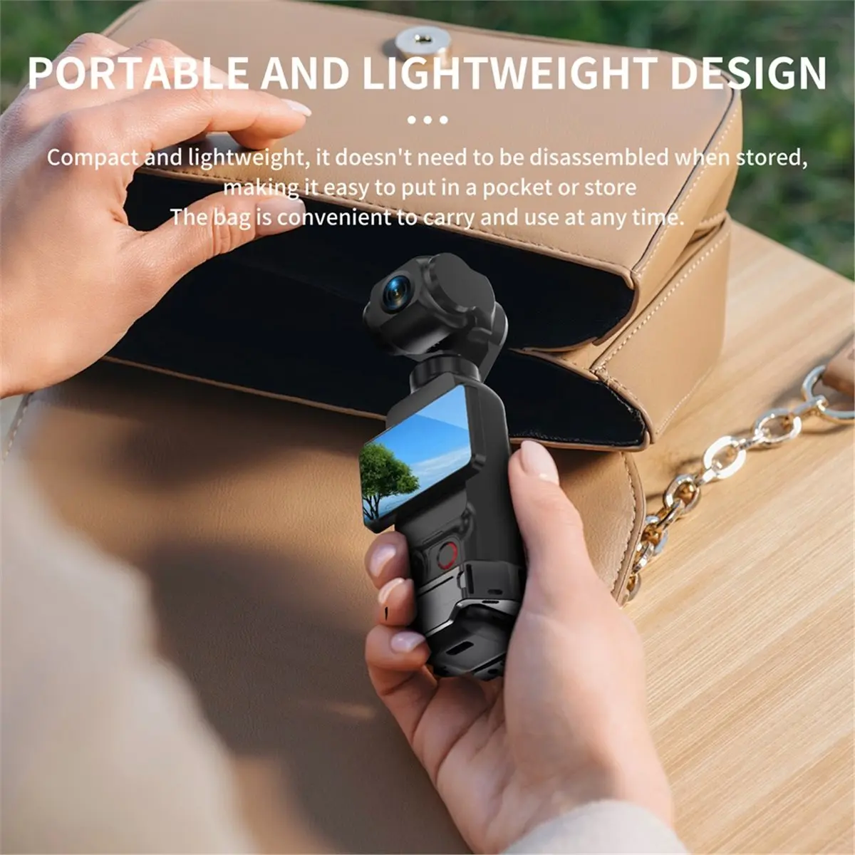 Soporte magnético para bolsillo, soporte de 3 clips para ciclismo/Vlog/accesorios multifuncionales para cámara con Base de escritorio