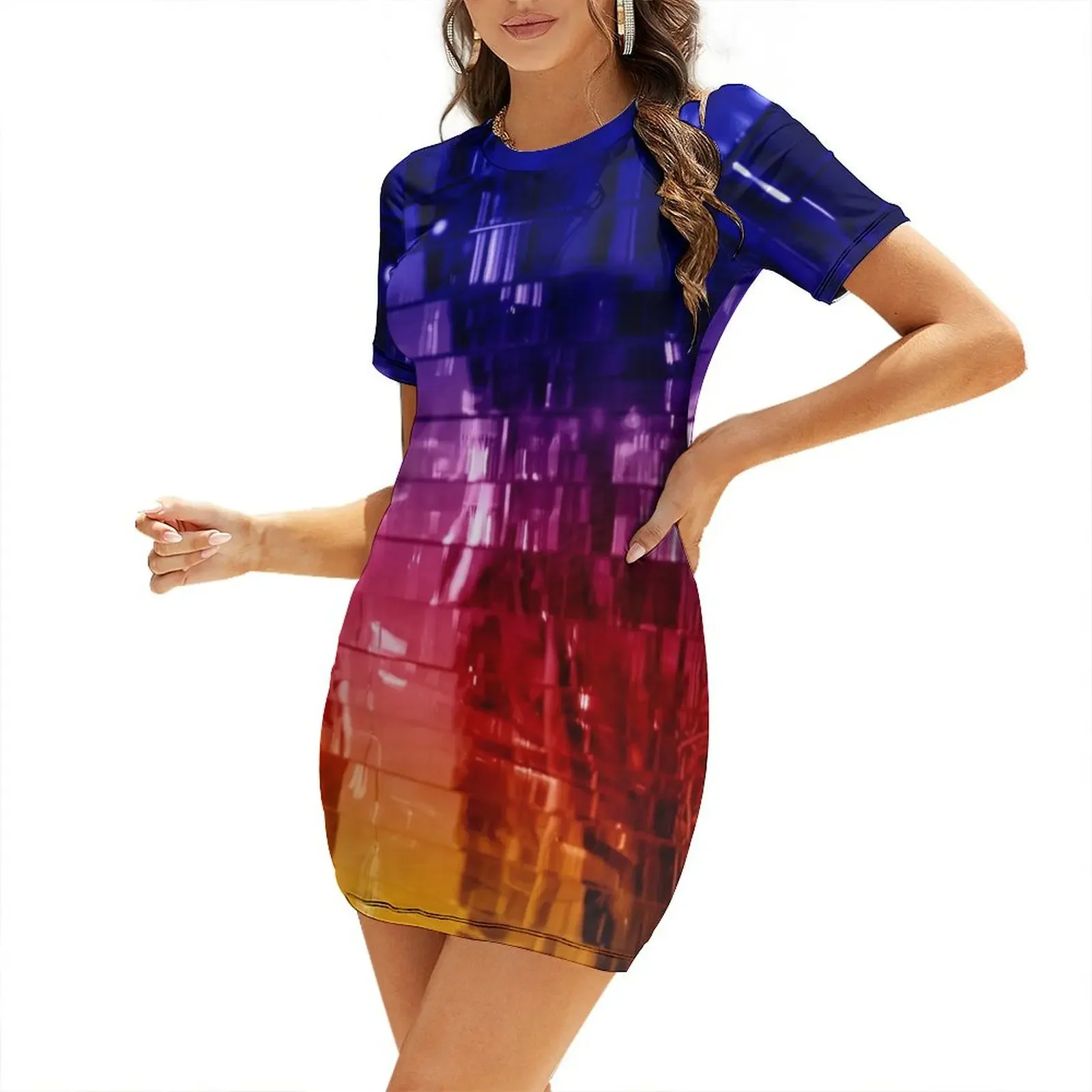 

NYC2009-CRW_7711 Short-Sleeved Dress dress korean style Dresses for wedding party wedding dresses for parties Dress