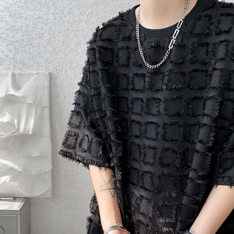 2024 Men Half Sleeved Summer Korean T-Shirt High Quality Loose Basic Shirt Casual Top Tees Tshirts Heiveywweight Shirts