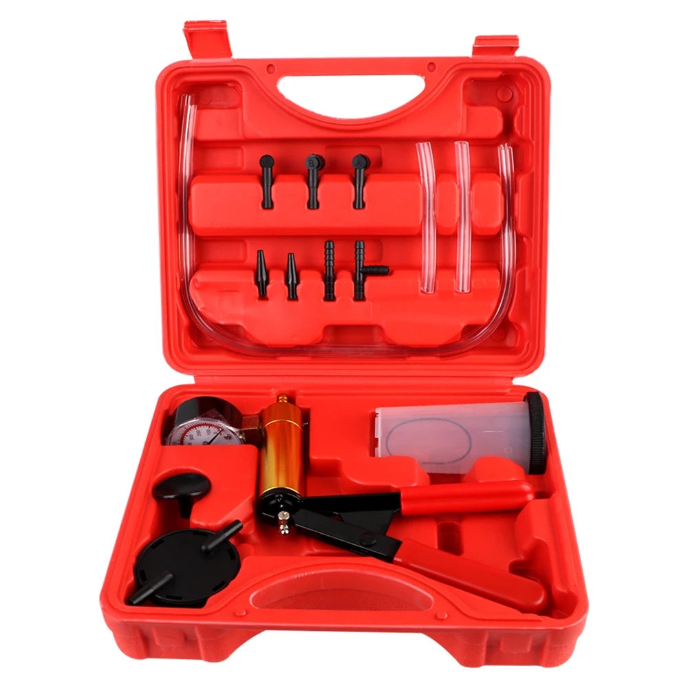 

2 in 1 Set Repair Tools Powerful Oil Suction Tool Oil Vacuum Pump Kit Automotive Fluid Tester Portable Car Manual Vacuum Pump