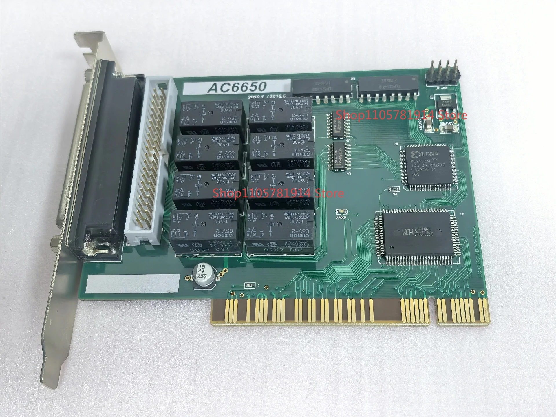 For Shuangnuo AC6650 PCI Bus IO Board 8-way Relay Isolation 8-way in, Switch Input and Output Card