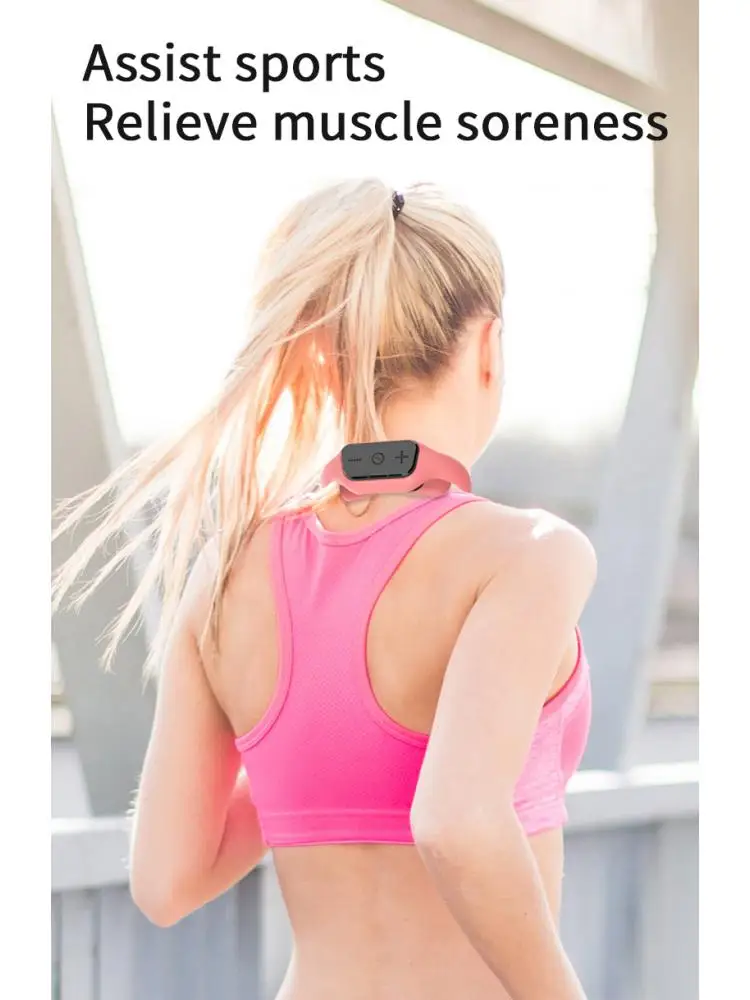 Masajeador eléctrico inteligente para el cuello, herramienta De relajación para masaje en el hogar