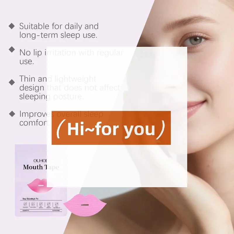 Night Sleep Mouth Tape Strips Hydrating and Breathable for Lip Care Comfortable Rest for  Relief